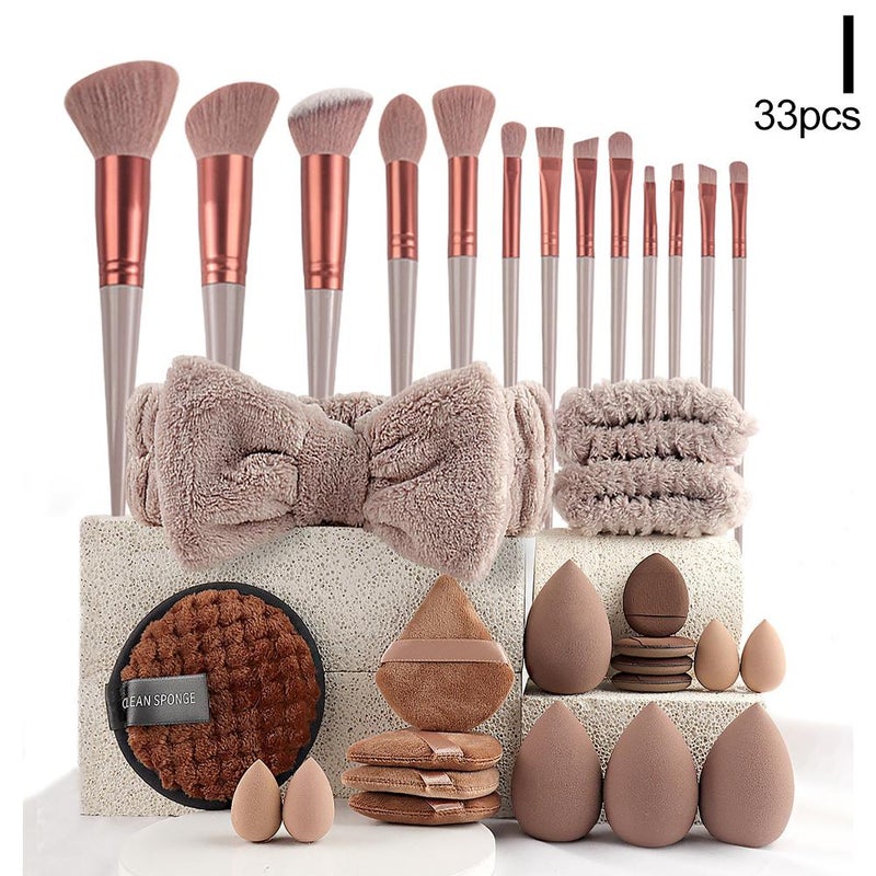 Beauty tool set, complete face wash and makeup routine